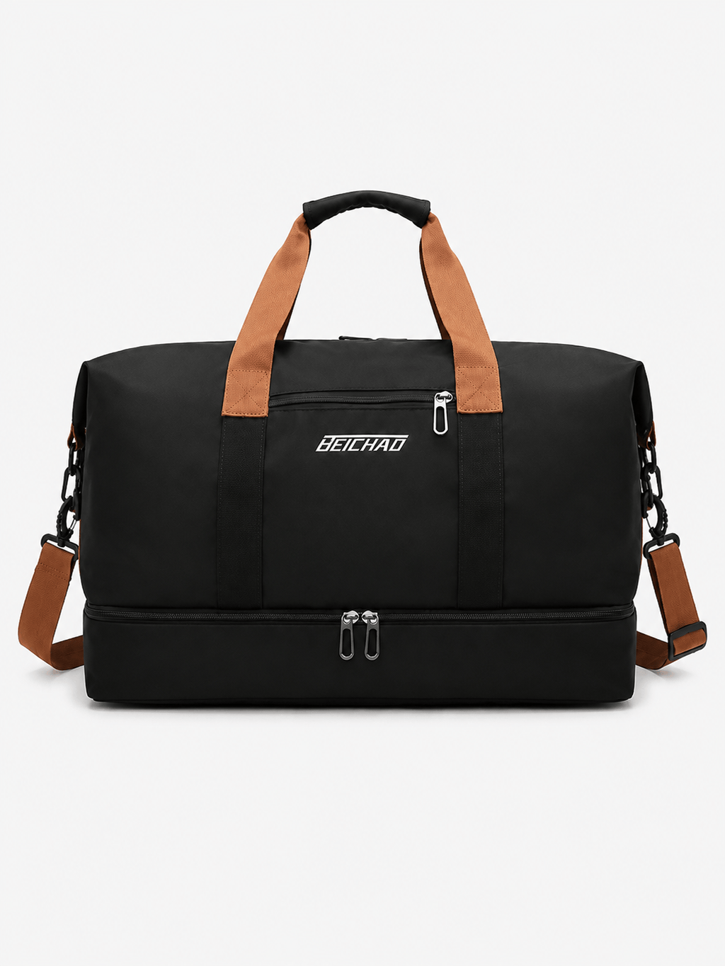 Sackovia Sac polochon de voyage femme extensible en tissu Oxford avec bandoulière