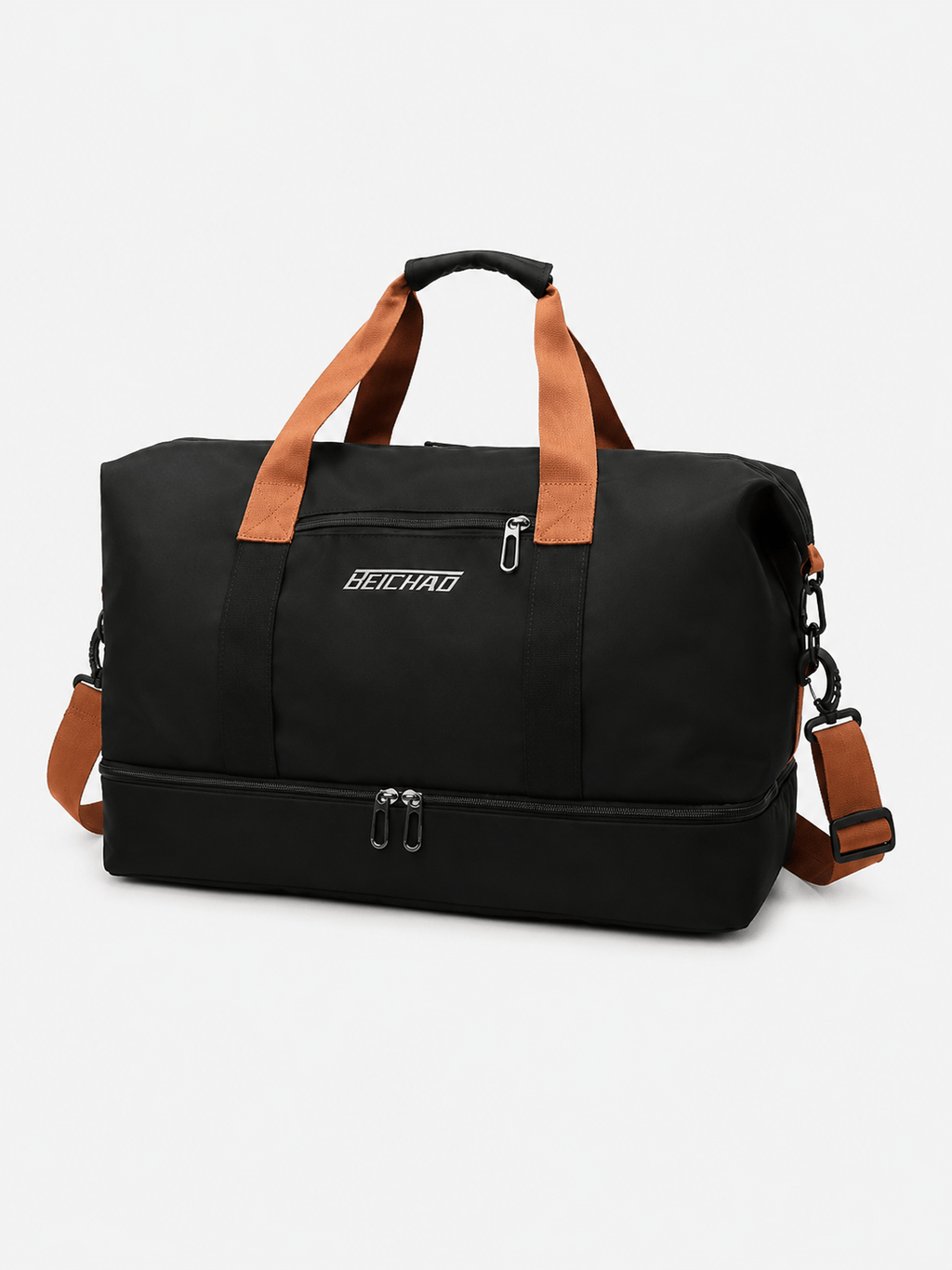 Sackovia Sac polochon de voyage femme extensible en tissu Oxford avec bandoulière