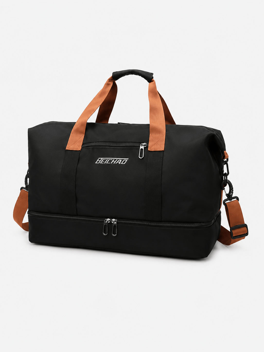 Sackovia Sac polochon de voyage femme extensible en tissu Oxford avec bandoulière