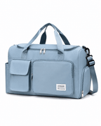 Sackovia Sac polochon de voyage femme lilas 35 L avec compartiment à chaussures