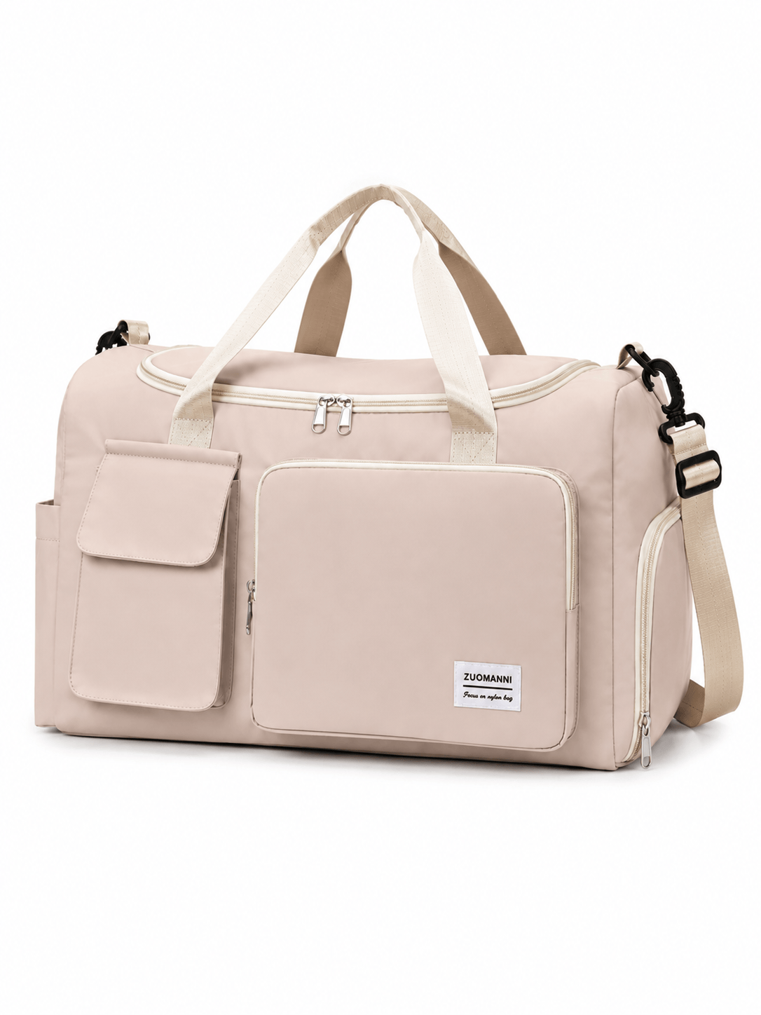 Sackovia Sac polochon de voyage femme lilas 35 L avec compartiment à chaussures