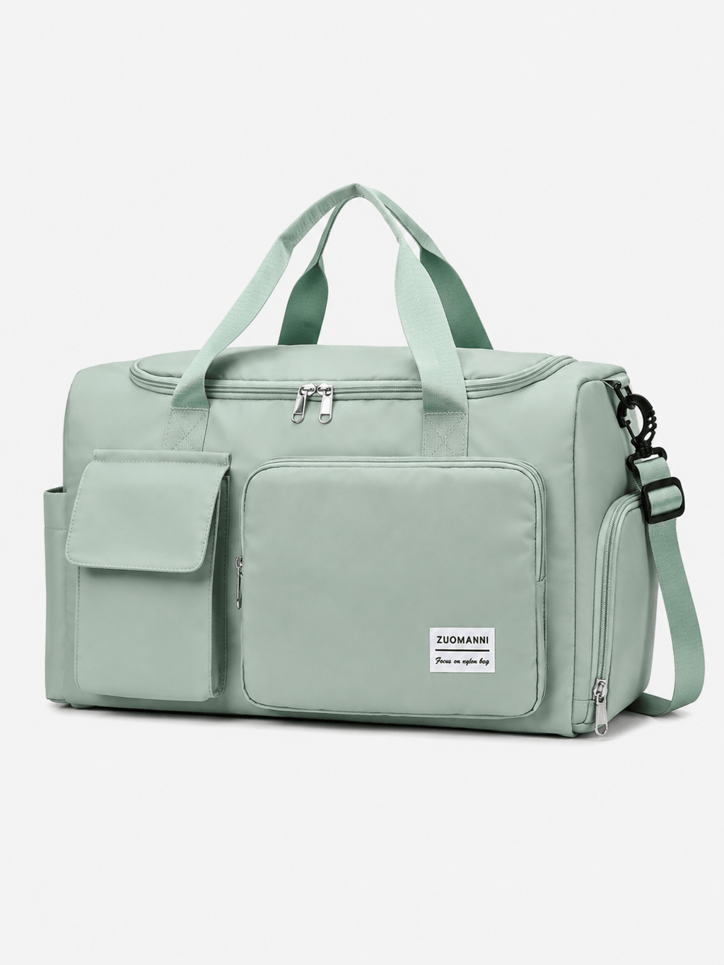 Sackovia Sac polochon de voyage femme lilas 35 L avec compartiment à chaussures