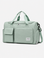 Sackovia Sac polochon de voyage femme lilas 35 L avec compartiment à chaussures