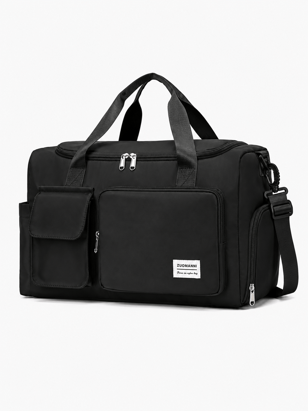 Sackovia Sac polochon de voyage femme lilas 35 L avec compartiment à chaussures