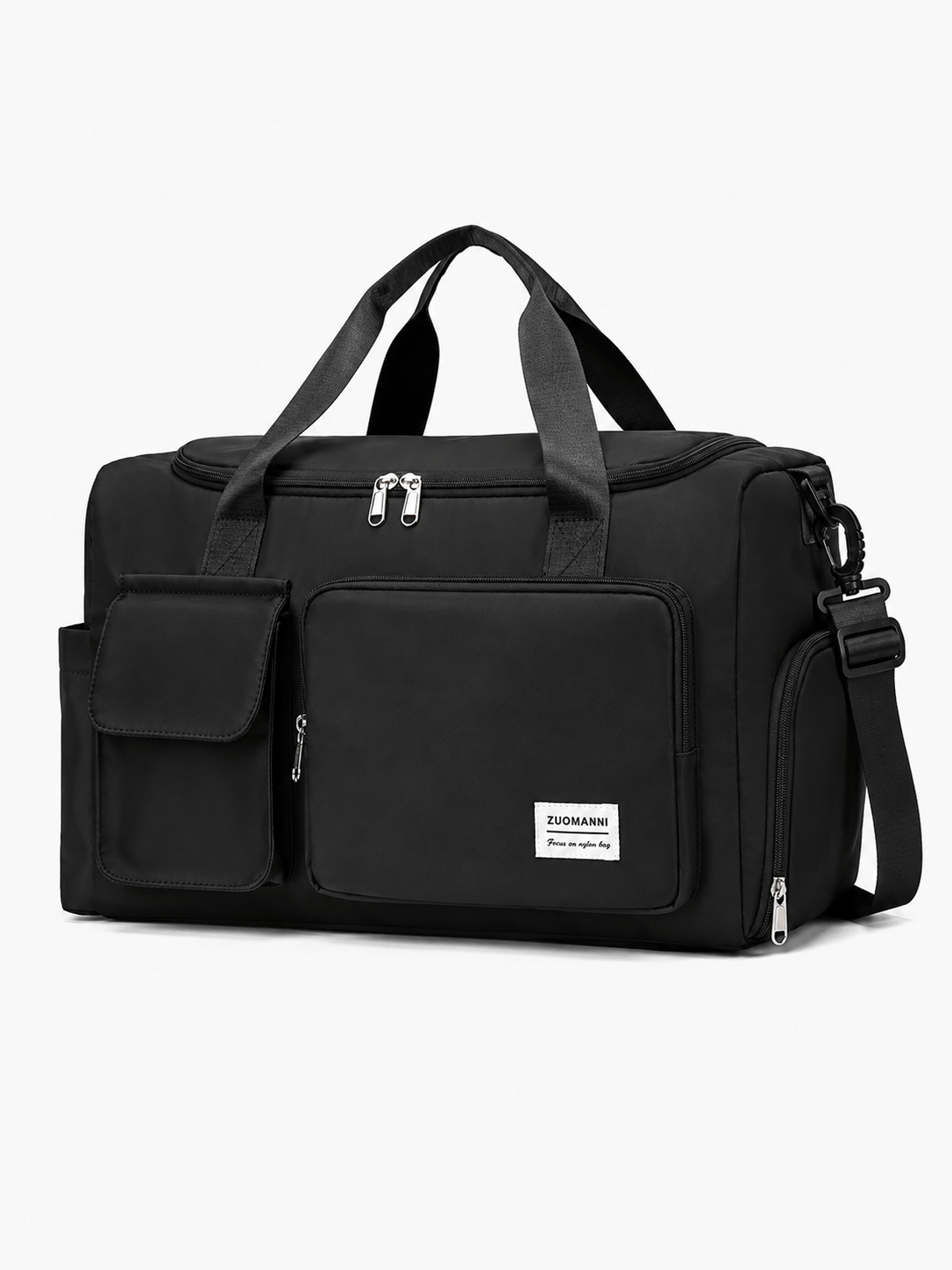 Sackovia Sac polochon de voyage femme lilas 35 L avec compartiment à chaussures