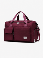 Sackovia Sac polochon de voyage femme lilas 35 L avec compartiment à chaussures