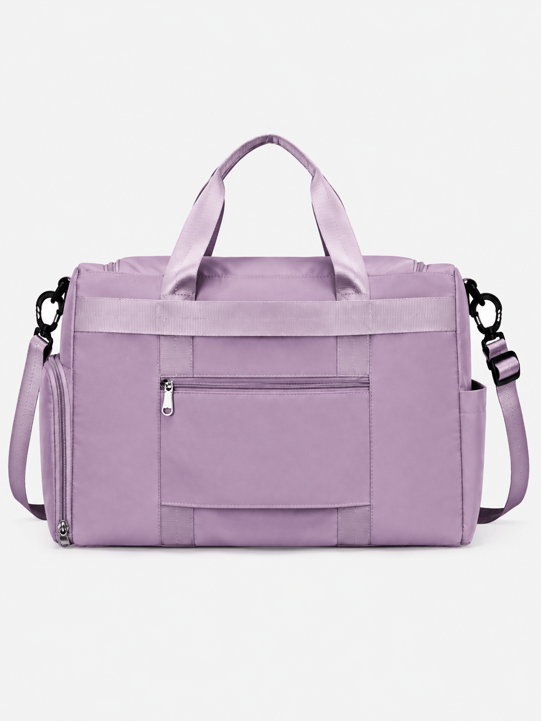 Sackovia Sac polochon de voyage femme lilas 35 L avec compartiment à chaussures