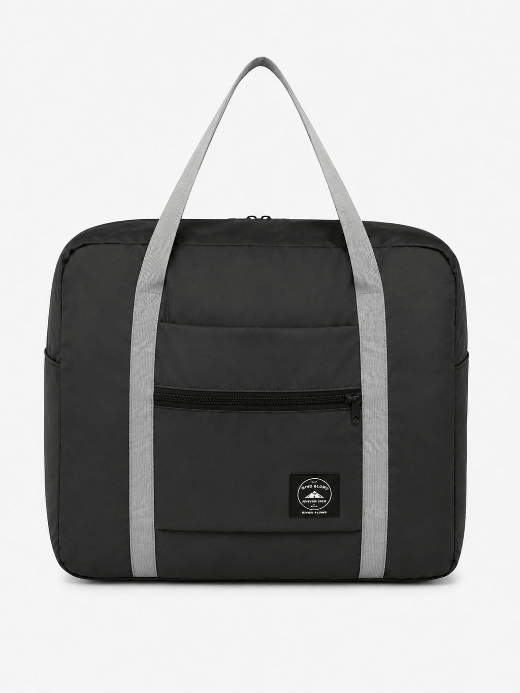 Sackovia Sac polochon de voyage pliable imperméable noir 20-35 L