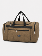 Sackovia Sac polochon homme imperméable en tissu Oxford gris grande capacité