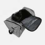 Sackovia Sac polochon homme imperméable en tissu Oxford gris grande capacité