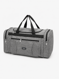 Sackovia Sac polochon homme imperméable en tissu Oxford gris grande capacité