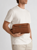 Sackovia Trousse De Toilette De Voyage Femme Cuir PU Marron