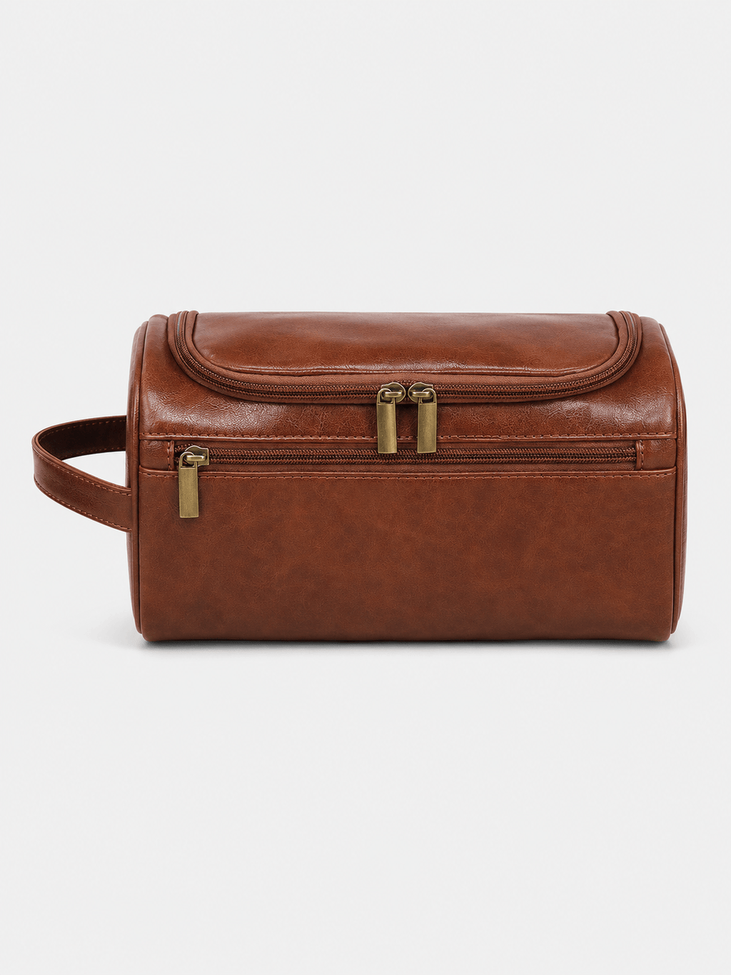 Sackovia Trousse De Toilette De Voyage Femme Cuir PU Marron