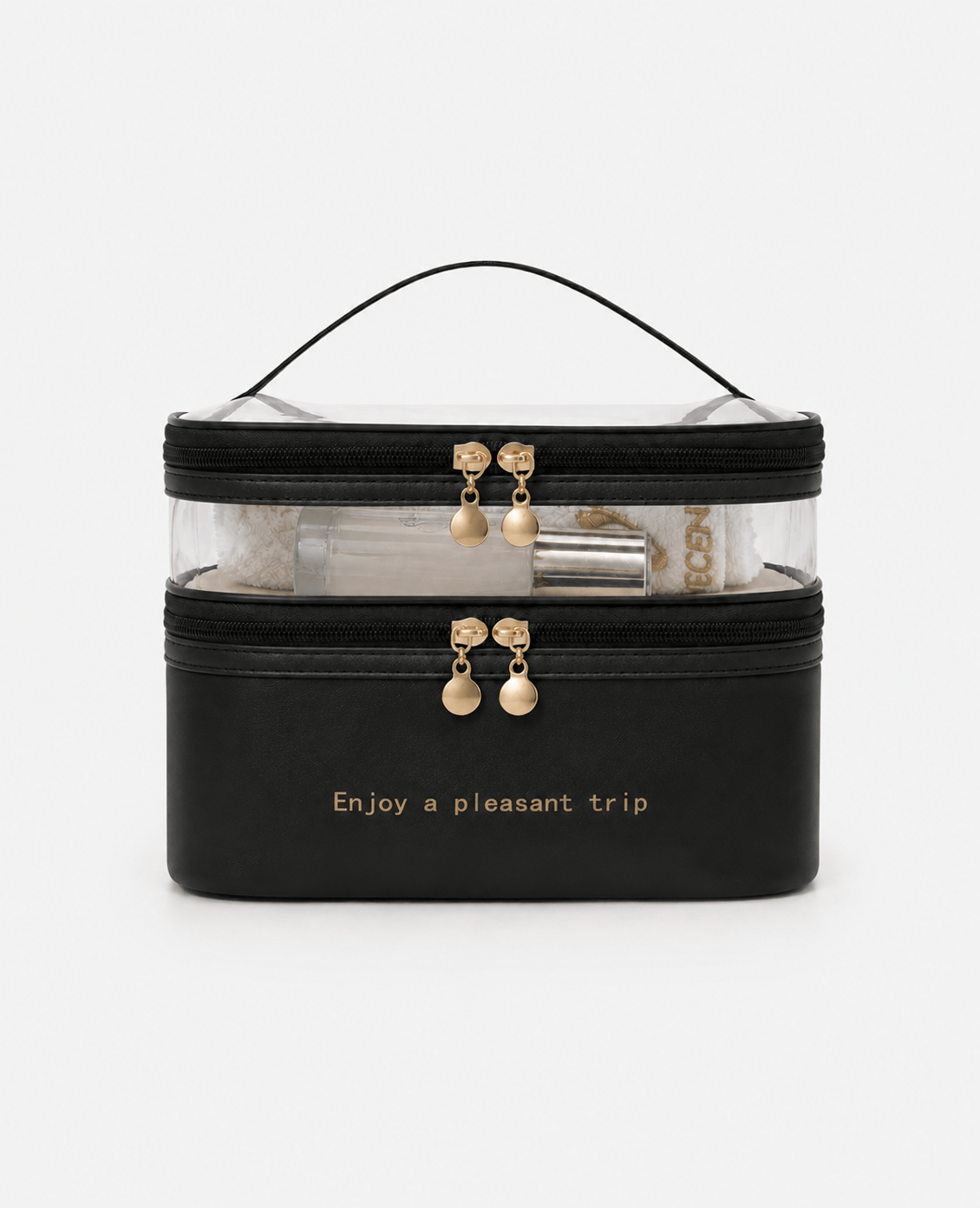 Sackovia Trousse De Toilette Double Compartiment Transparent
