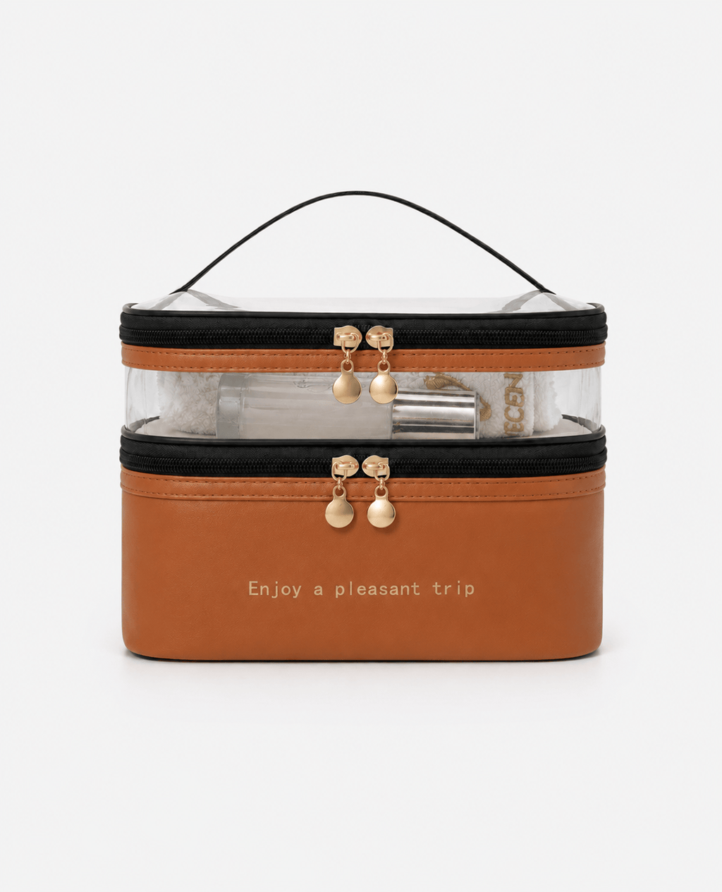 Sackovia Trousse De Toilette Double Compartiment Transparent