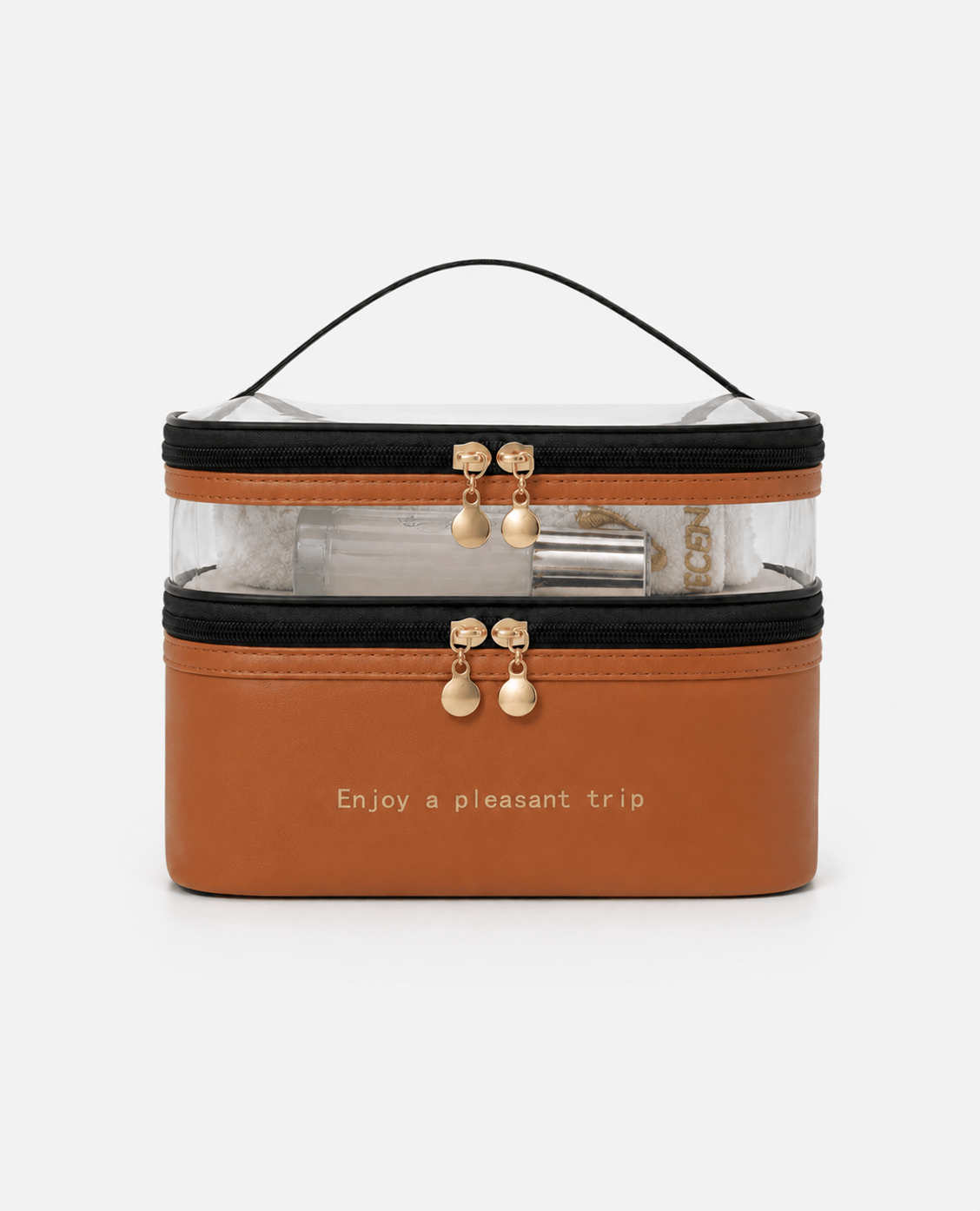 Sackovia Trousse De Toilette Double Compartiment Transparent