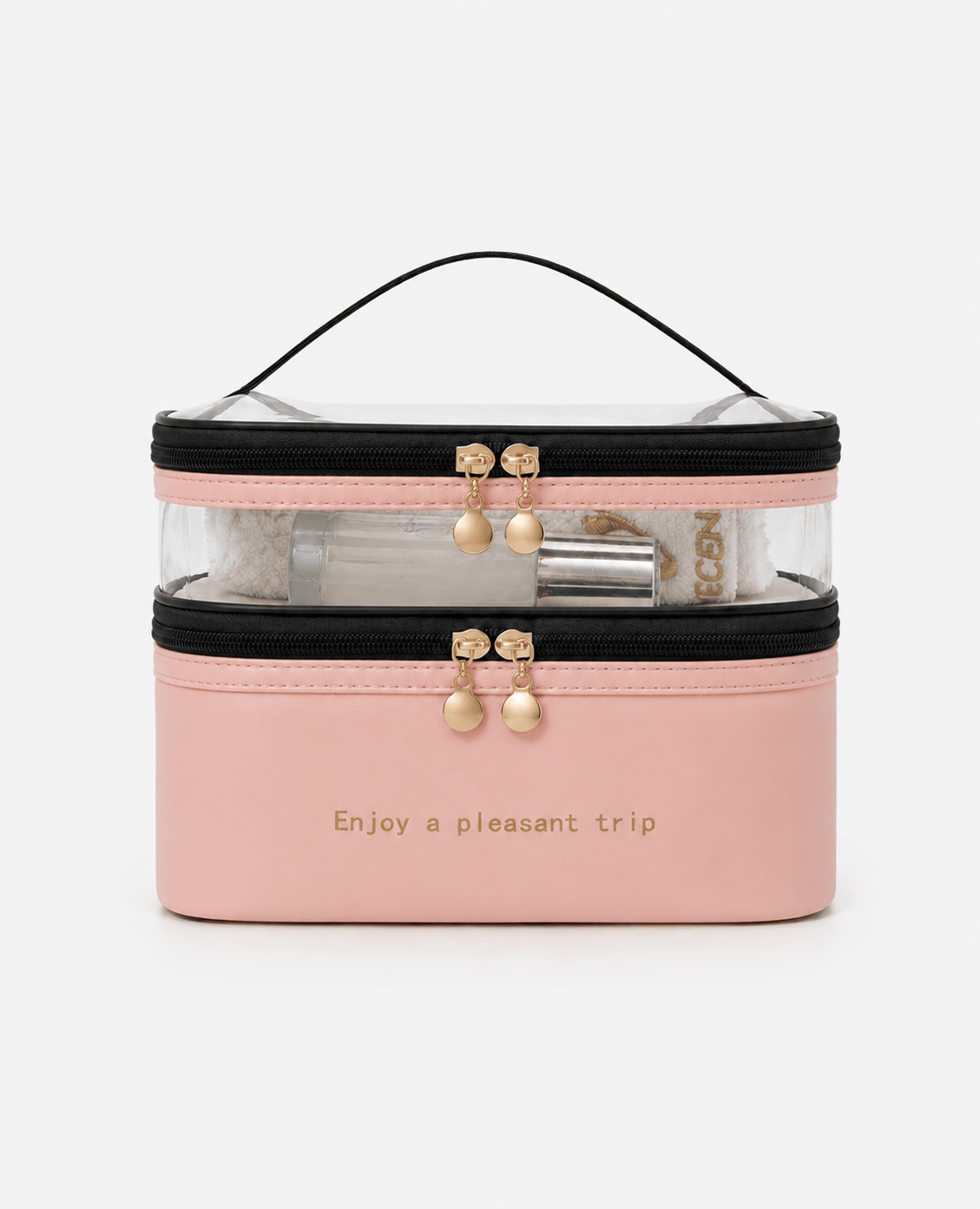Sackovia Trousse De Toilette Double Compartiment Transparent