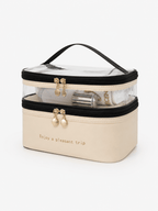 Sackovia Trousse De Toilette Double Compartiment Transparent