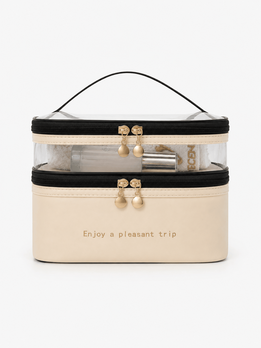 Sackovia Trousse De Toilette Double Compartiment Transparent