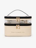 Sackovia Trousse De Toilette Double Compartiment Transparent