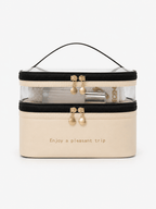 Sackovia Trousse De Toilette Double Compartiment Transparent