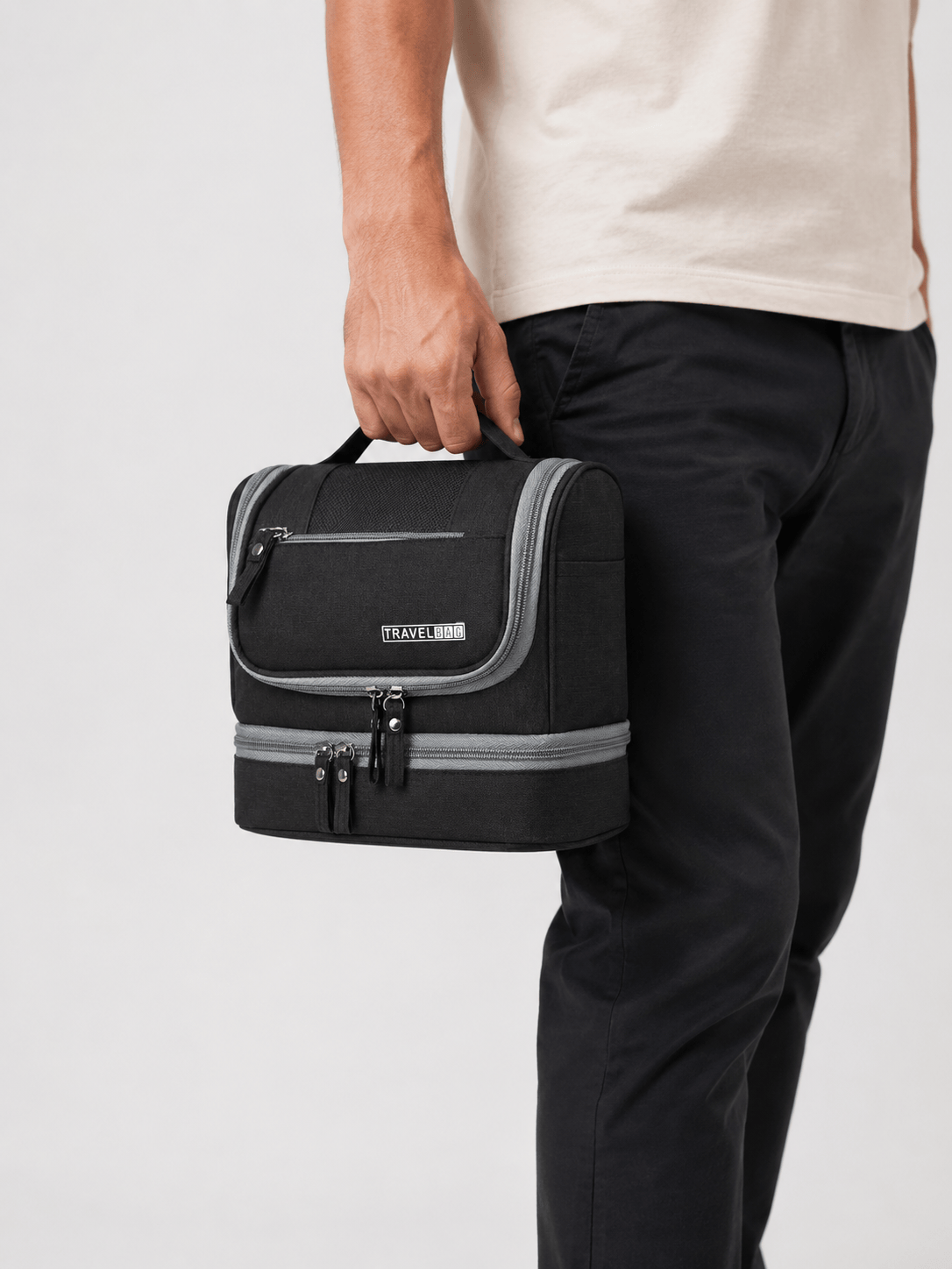 Sackovia Trousse De Toilette Oxford Noir