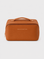Sackovia Trousse De Toilette Pour Femme Compartimentée Beige